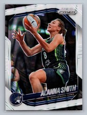 2025 Panini Prizm WNBA #101 Alanna Smith White Seismic Prizms