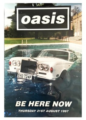 Oasis  Be Here Now  promotional poster