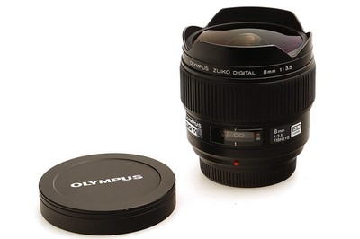 Olympus Zuiko Digital 3.5 / 8 mm ED Fisheye Objektiv für Olympus Four Thirds