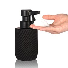 Automatic Hand Foaming Soap Dispenser Black Foam Auto Countertop Soap Dispens...