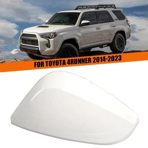 For Toyota 4Runner 2014-2021 Left side white Painted Mirror Cover Cap Housing
