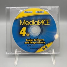 Vintage Fellowes MediaFACE 4.0 Design Software & Image Library CD-ROM Windows PC