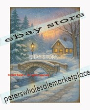 500 piece jigsaw puzzle Winter Bridge Christmas