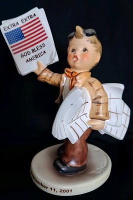 Rare Goebel/ Hummel 1st Issue Extra  Extra We Stand Proud 2113 September 11 L.E.