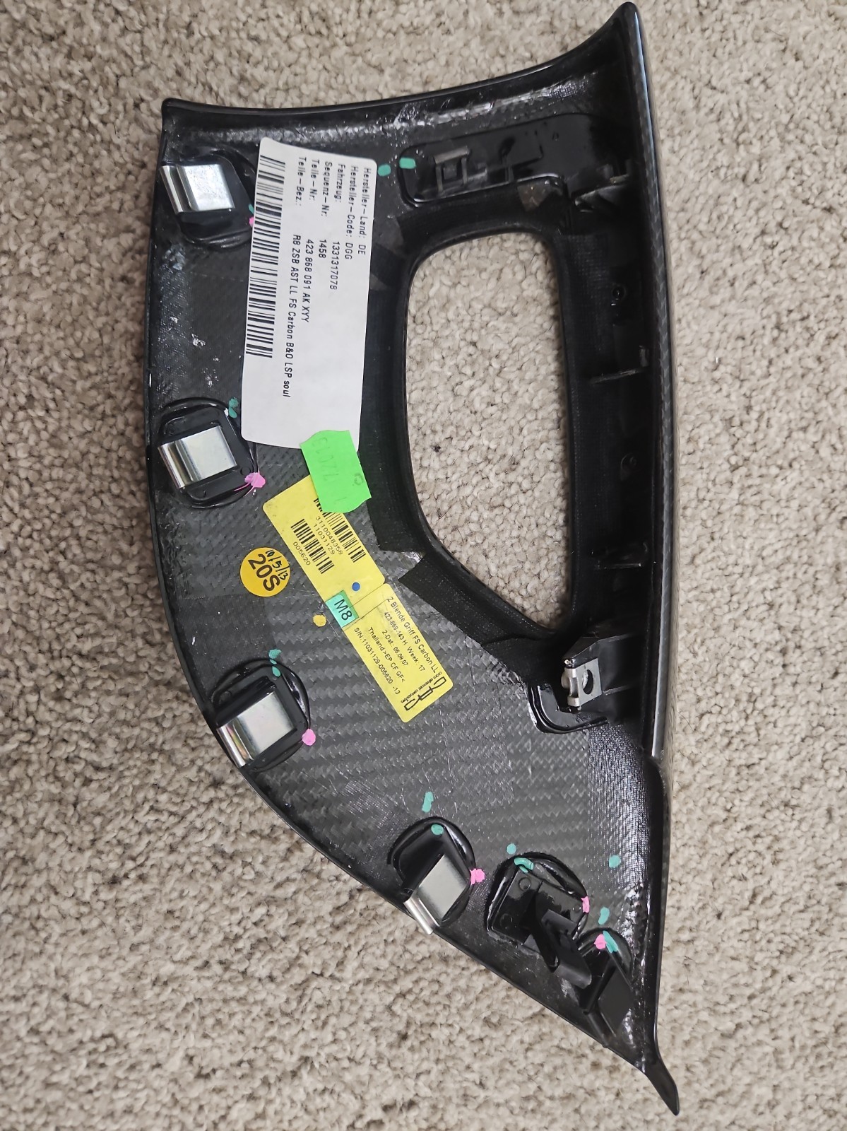 Audi R8 Left Door pocket trim