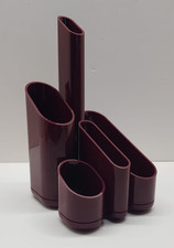 ORGANIZZATORE DA SCRIVANIA PORTAPENNE MARCA ELDON MADE IN CANADA DESIGN VINTAGE