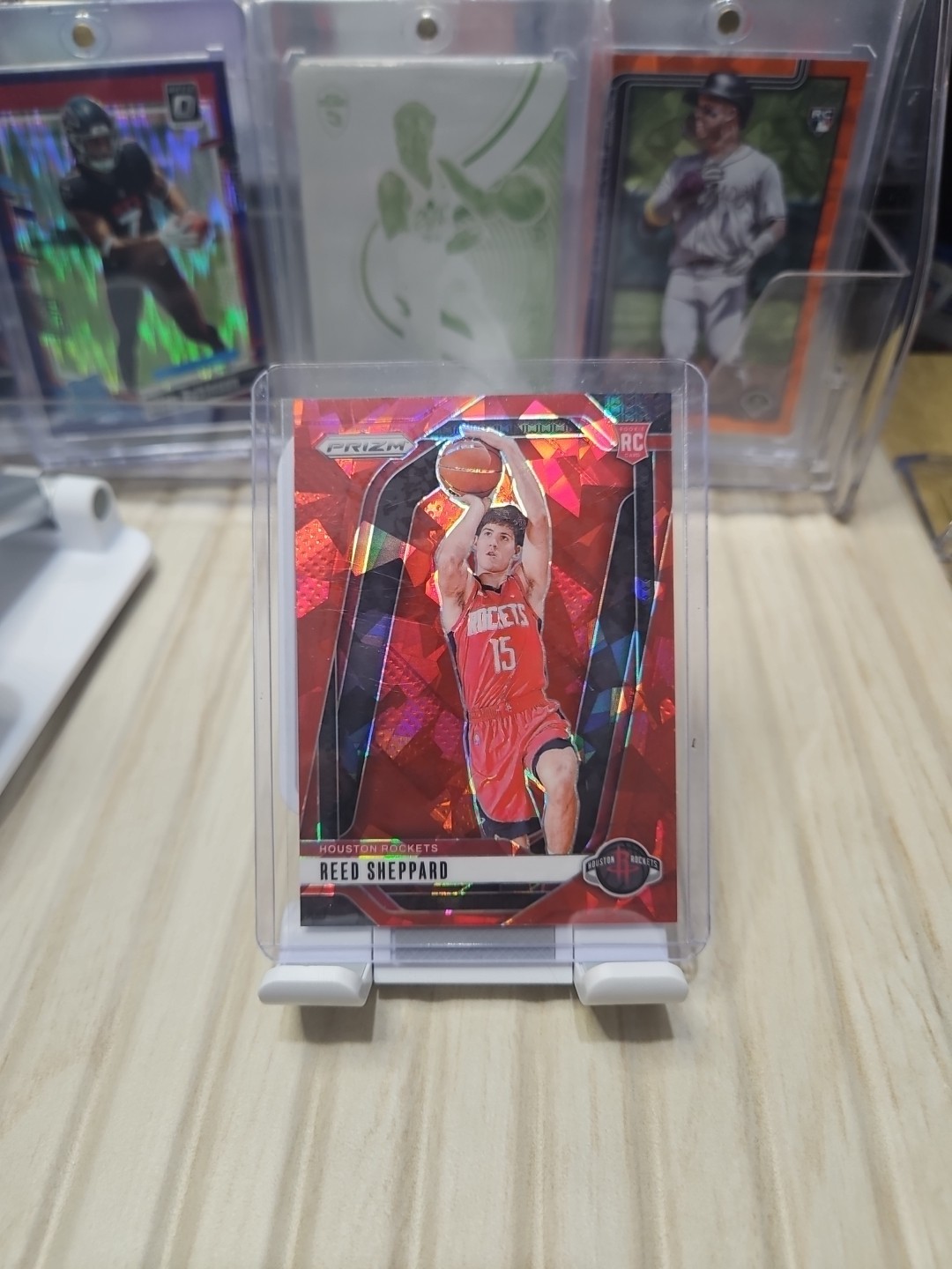 2024-25 Panini Prizm - Reed Sheppard #268 Red Ice Prizm (RC)