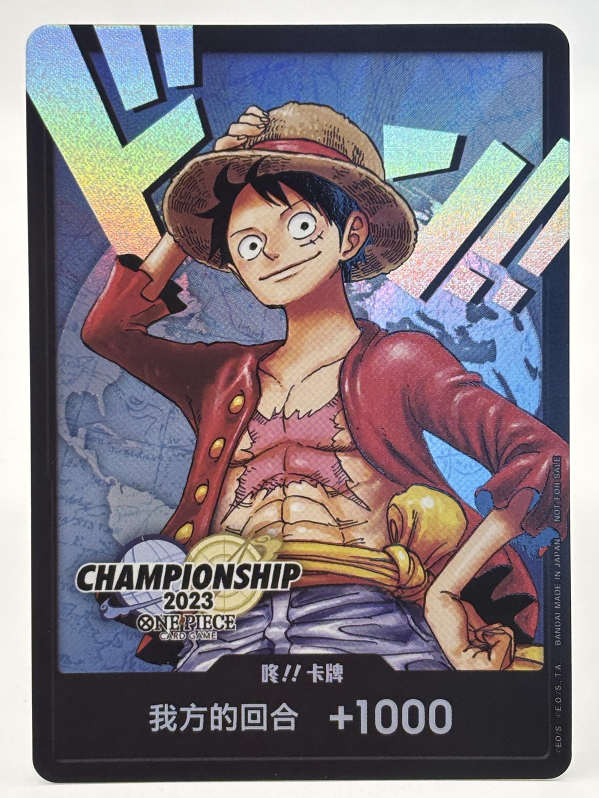Your Turn  CN ONE PIECE TCG 2023 Championship Promo-NM