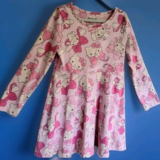 Girls Hello Kitty Dress 5T Long Sleeve Babydoll Style My Melody