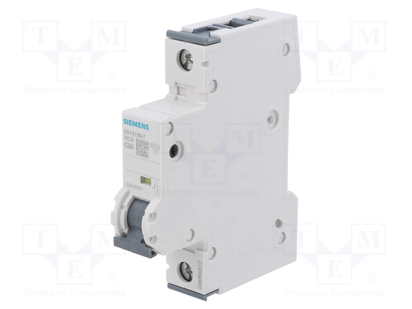 Circuit breaker; 230/400VAC; Inom: 20A; Poles: 1; Charact: C