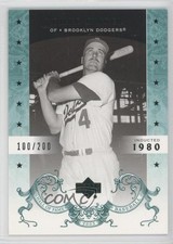 2005 Upper Deck Hall of Fame Green 100/200 Duke Snider #20 HOF 0a1