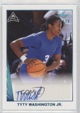 2021 Leaf Memories 1990 Base Platinum 27/99 TyTy Washington Jr #BA-TWJ Auto fz4