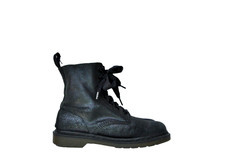 Dr Martens Pascal Black  Green Glitters Boots - Lace Up Boots UK7 - US9