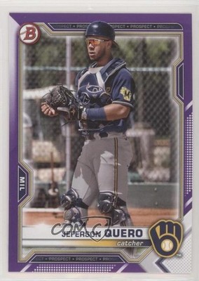 2021 Bowman Draft Purple 43/250 Jeferson Quero #BD-183 1kk