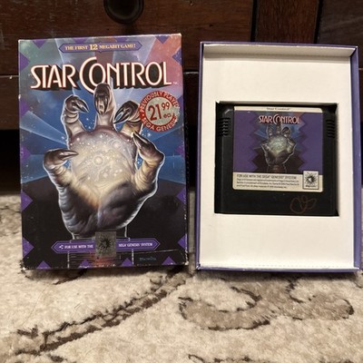 Star Control Video Game SEGA GENESIS [Ballistic 1991] + Original Box. Tested!