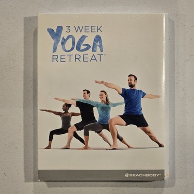 3 Week Yoga Retreat DVD 2018 EXERCISE FITNESS WORKOUT CARDIO STRETCH - BRAND NEW