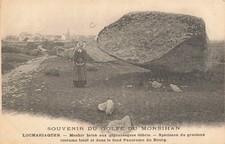 MIKIL-0415 56 LOCMARIAQUER MENHIR BRISE SOUVENIR DU GOLFE DU MORBIHAN