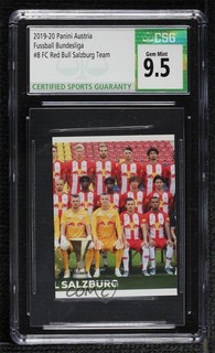 2019 Fussball Austrian Bundesliga Album Stickers FC Red Bull Salzburg #8 CSG 9.5