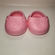 Build-A-Bear Pink Croc Like Shoes With B.A.B Bear Paw On Front Replacement