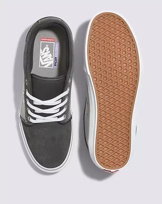 Vans Skate Chukka Low Men's Shoes (Dark Grey/White) | eBay