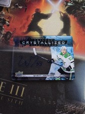 2023-24 UD Trilogy Crystallized wyatt johnston auto