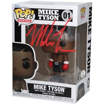 Mike Tyson Signed Funko Pop Vinyl Figurine Fanatics Authentic COA