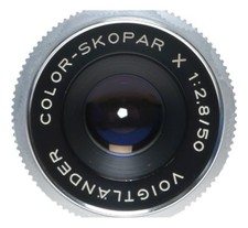 Voigtlander Color-Skopar X 1:2.8/50 SLR film lens vintage f 50mm f/2.8