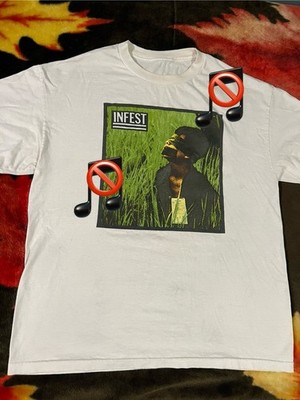 Y2K Infest Slave shirt Size XL Powerviolence Hardcore Punk Rare
