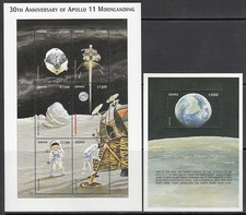 Ghana - Mail 1999 Yvert 2420/8+H.373 ** Mnh Astro