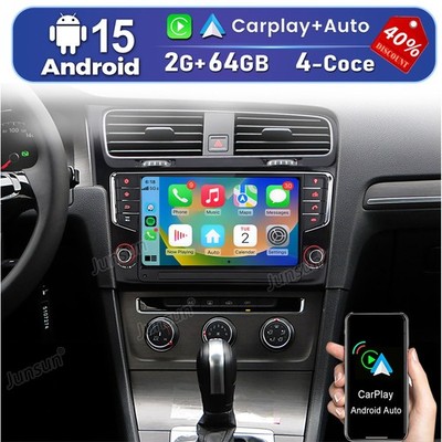 64G DAB+ Für VW Golf VII MK7 2013-2020 Autoradio Android 15 Carplay GPS Navi SWC