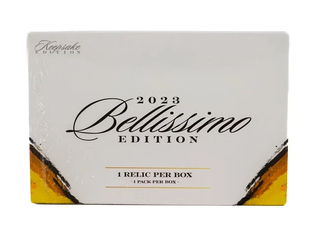 2024  KEEPSAKE BELLISSIMO EDITION FACTORY SEALED HOBBY BOX 2 Cards 1 Relic