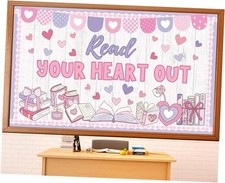 Valentine's Day Bulletin Board Set Valentine's Reading Bulletin Board