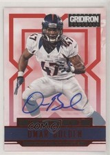 2012 Panini Gridiron Rookie X's Signatures 346/499 Omar Bolden #275 Auto 2u3