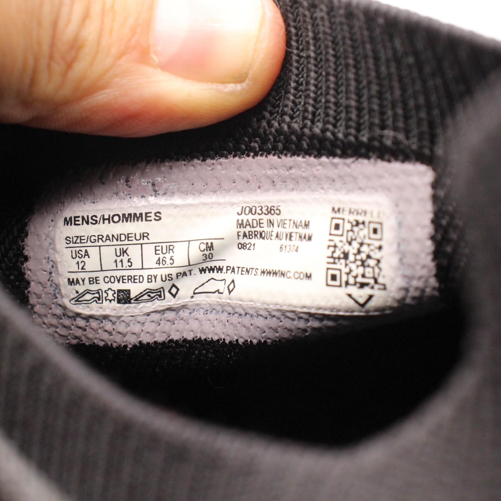 SAOLA Scarpe da trail Merrell Jungle Moc Explorer da uomo taglia 12 nere J003365