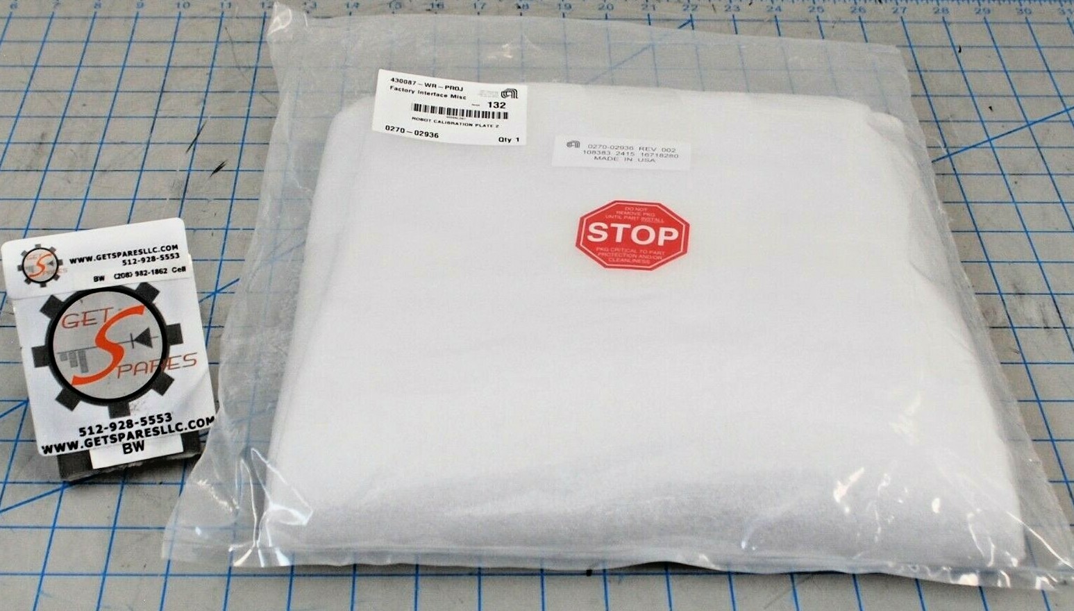0270-02936 / ROBOT CALIBRATION PLATE 2 / APPLIED MATERIALS AMAT
