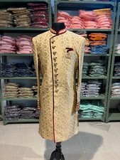 Traditional Designer Ethnic Indian Men Wedding Groom Sherwani