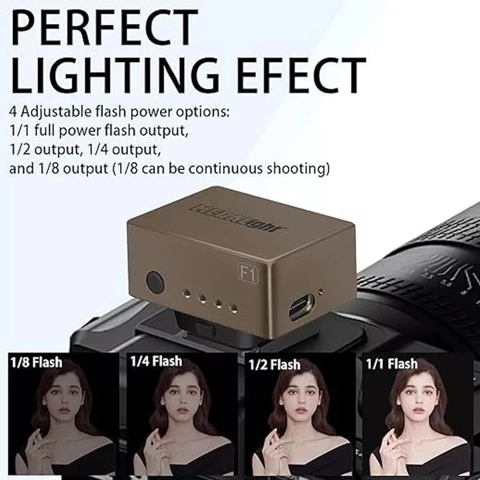 Mini luz flash recargable para cámara Speedlite Ricoh GR3 para Canon Sony  Foto 4 de 4