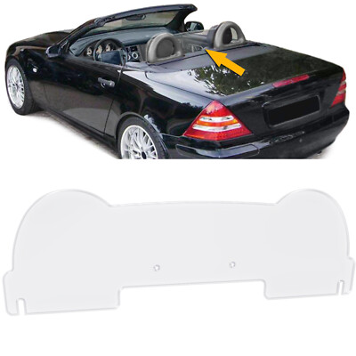 Für Mercedes SLK R170 ab 1996-2004 Windschutz Windschott Acrylglas Klar
