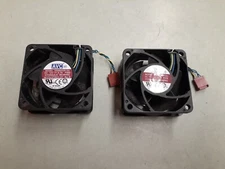 (2) AVC DS06025R12U Case Fans DC 12V 0.7A