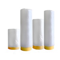Profi Baufolie Malerkrepp Klebeband Abdeckband Abdeckfolie 550Mm / 20M Folie