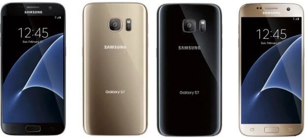 Samsung S7 G930V 4G VoLTE Black / Gold (Verizon) phone US Mobile - Image 2 of 2