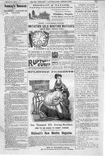 Wheeler & Wilson Sewing Machine  -  Promotional Give Away  -  1870  Antique Ad 