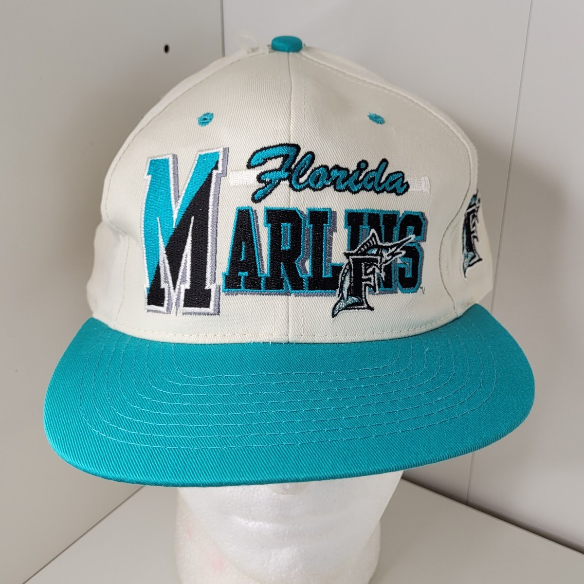 Casquette Snapback Vintage MLB Florida Marlins - Années 90, Taille Unique