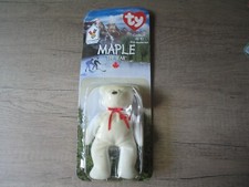 Maple The Bear -1999 McDonald's Ty Beanie Baby With Rare Errors 1993/OAKBROOK