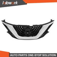 Labwork Chrome+Black Front Bumper Upper Grille For 2015-2018 Nissan Murano