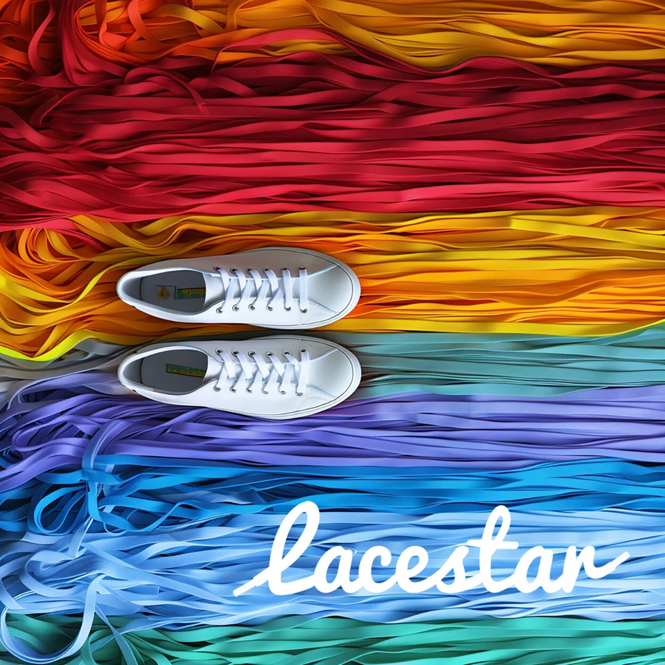 LACESTAR Scarpe da ginnastica colorate piatte scarpe da ginnastica scarpe corte lunghe sottili nuove scarpe lacci