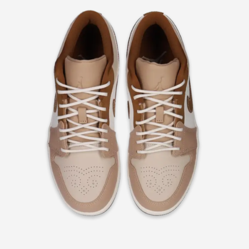 Nike Jordan 1 Low Tan Brown Fashion Shoes Sneakers HF5753-221 | eBay