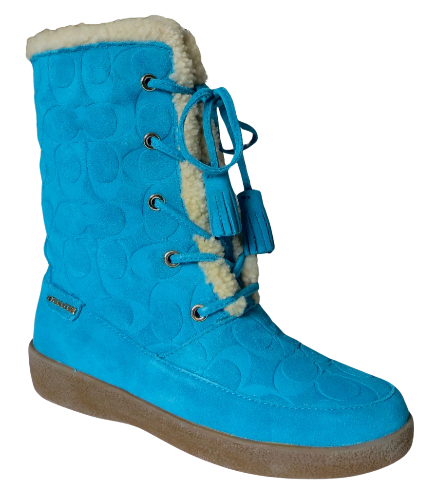 Turquoise winter best sale boots