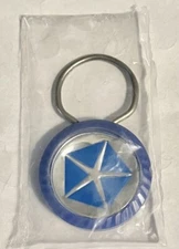 Vintage  Chrysler Plymouth Keychain Key Ring H.S. Witwer Co. Elverson P.A. New