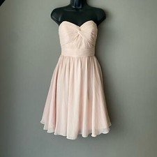 Mori Lee by: Madeline Gardner sz S pink strapless fit flare cocktail dress